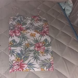 Dress, and a tank top